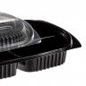 Caixa Take Away Tampa 3 Divisões 26X18.5X2.5cm Pack 102 Caixa Take Away Tampa 3 Divisões 26X18.5X2.5cm Pack 102