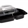 Caixa Take Away Tampa 3 Divisões 23.5X14.5X2cm Pack 100 Caixa Take Away Tampa 3 Divisões 23.5X14.5X2cm Pack 100