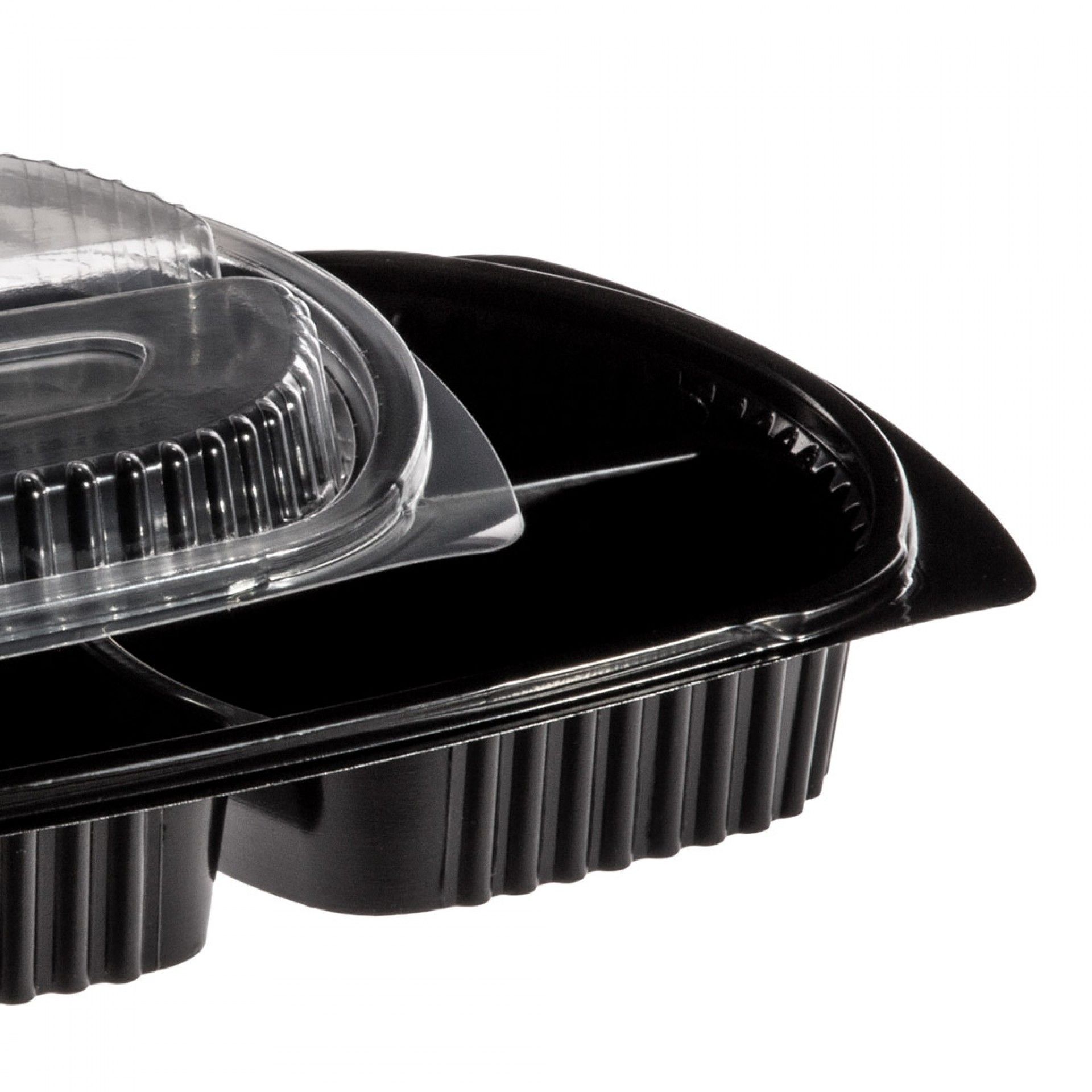 Caixa Take Away Tampa 3 Divisões 26X18.5X2.5cm Pack 102