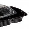 Caixa Take Away Tampa 2 Divisões 26X18.5X2.5cm Pack 102 Caixa Take Away Tampa 2 Divisões 26X18.5X2.5cm Pack 102