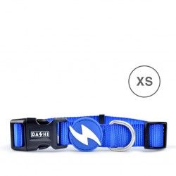 Coleira Dashi Solid Colors Azul XS