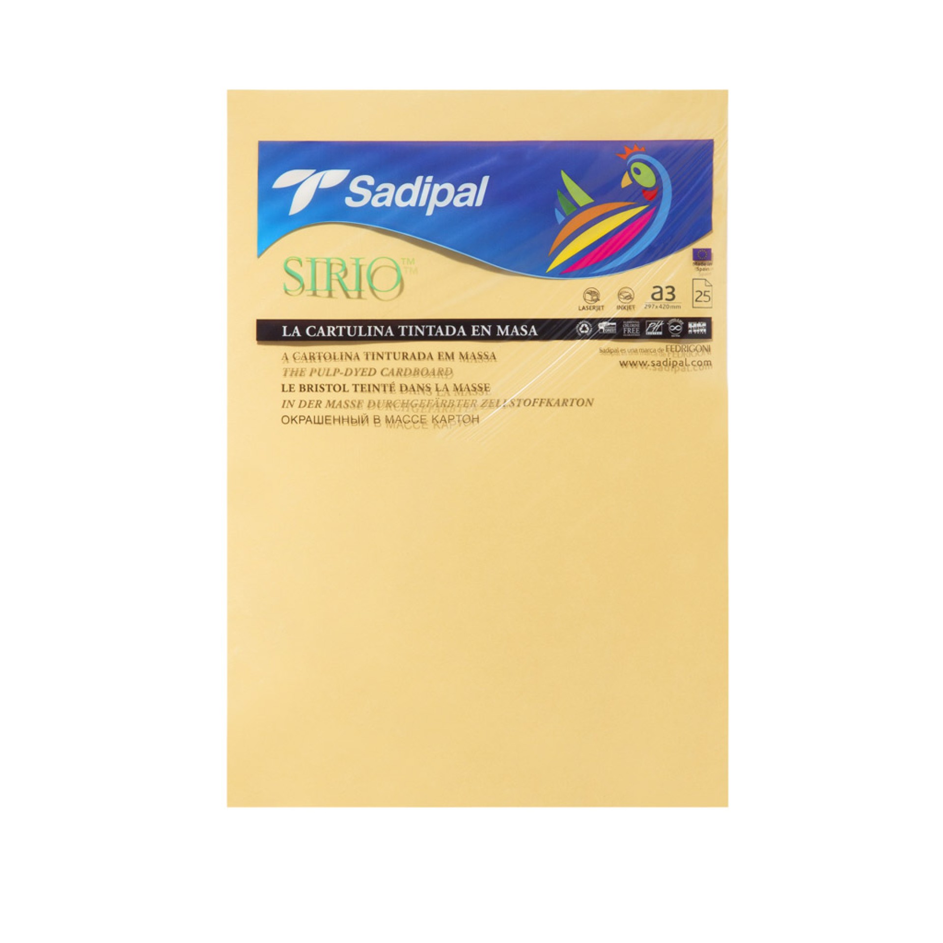 Folha Cartolina Sirio Sadipal A3 29.7X42cm