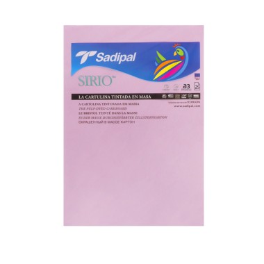 Folha Cartolina Sirio Sadipal A3 Lilás 29.7X42cm