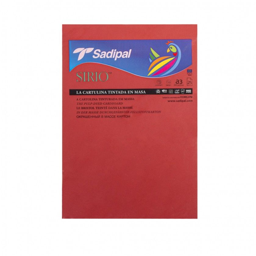 Folha Cartolina Sirio Sadipal A3 29.7X42cm