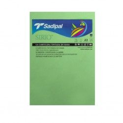 Folha Cartolina Sirio Sadipal A3 Verde 29.7X42cm