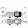 Despertador Timemark Analogico Plástico Multicor 8X6X3.5cm Despertador Timemark Analogico Plástico Multicor 8X6X3.5cm