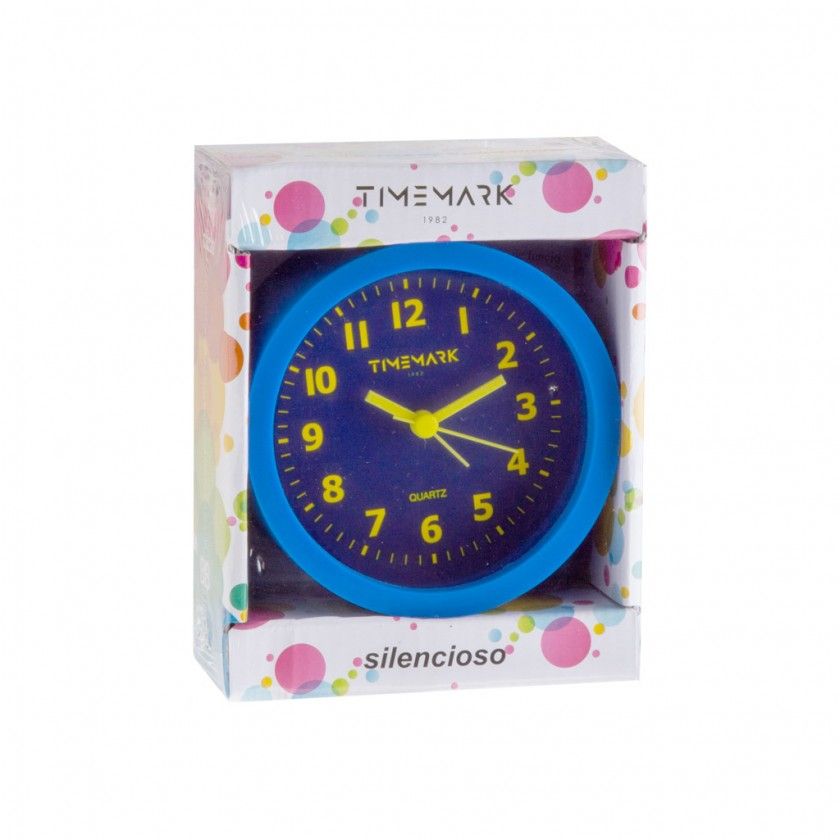 Despertador Timemark Analogico Plástico Multicor 10.5X5cm Despertador Timemark Analogico Plástico Multicor 10.5X5cm