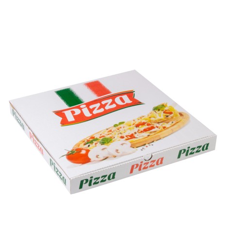 Caixa Cartão Pizza Micro 41X41X4.5cm Pack 100 - Image product
