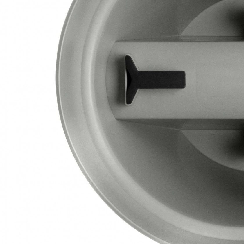 Vaso Capri Varanda 30X30cm 10L Cinza Claro