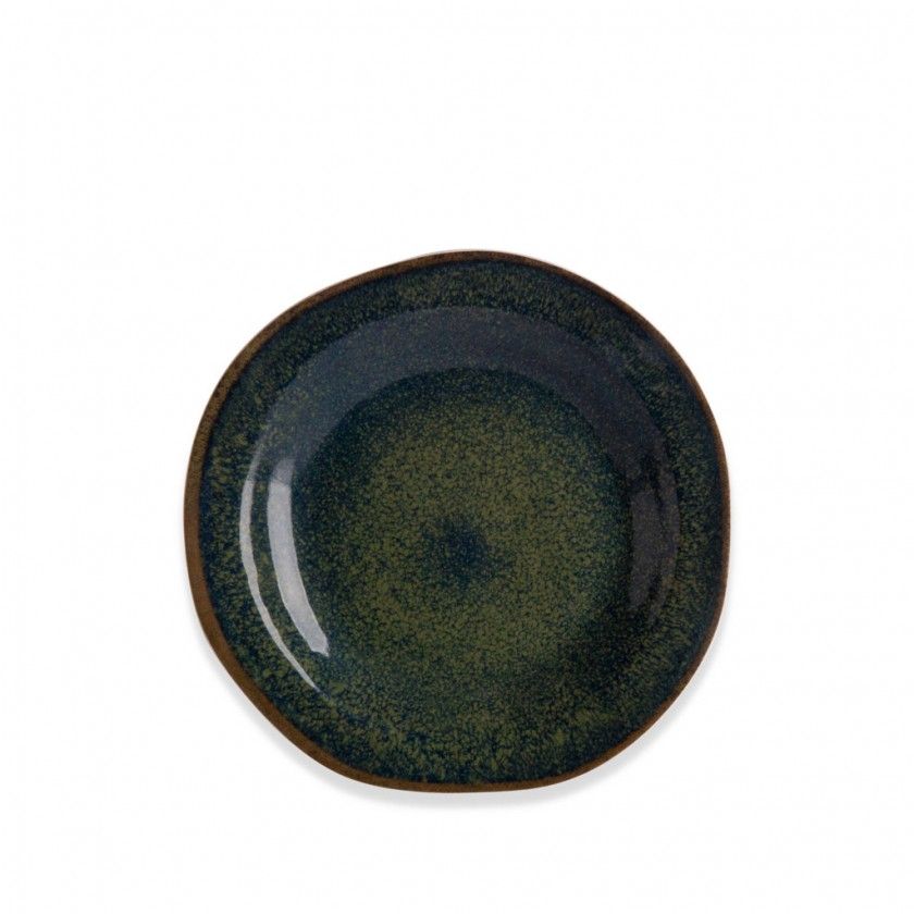 Prato Tivoli Moss Sobremesa Melamina Preto 20X2cm