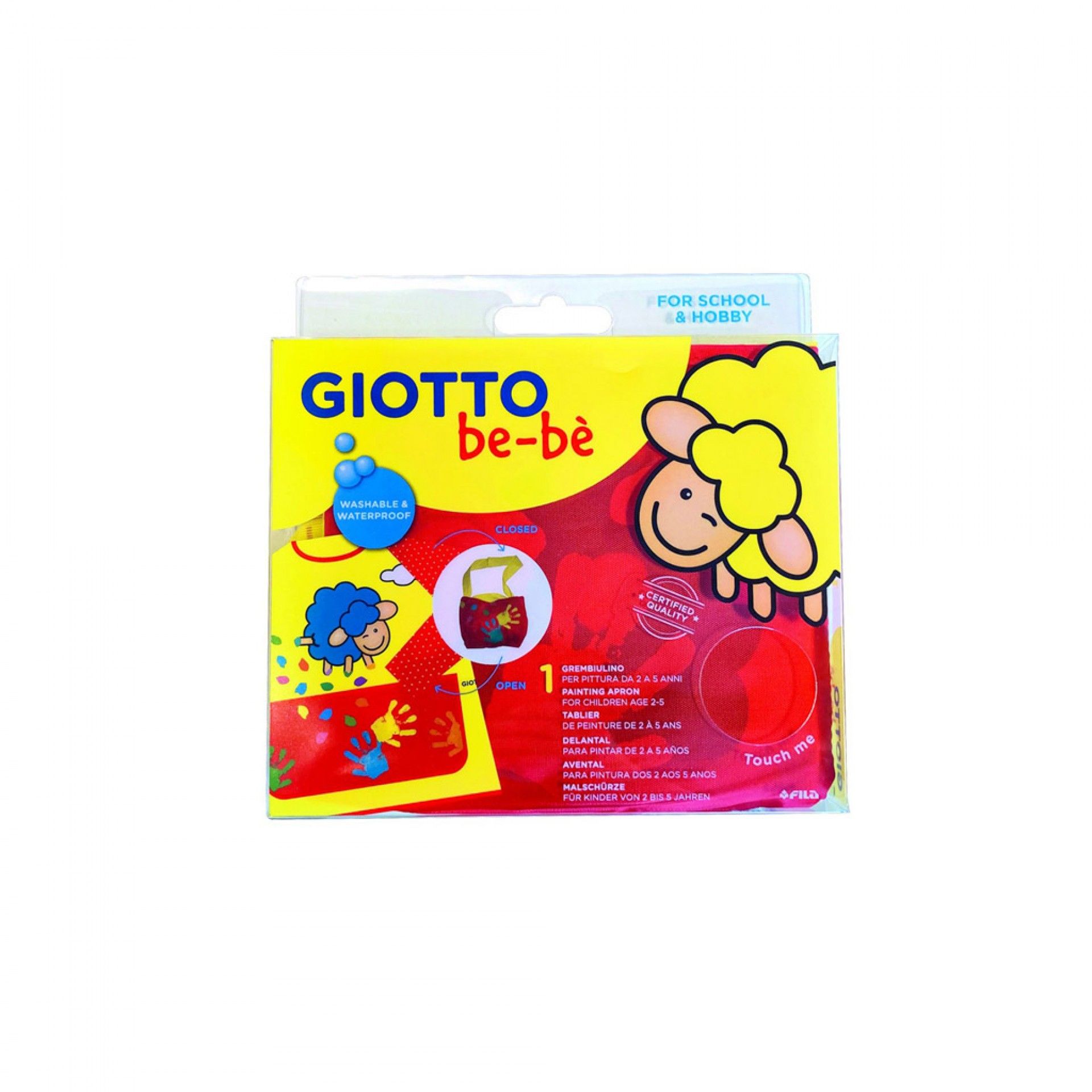 Avental Giotto com Mangas 2-5 Anos