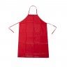 Avental Tela Plástico Pvc Vermelho 67X110cm Avental Tela Plástico Pvc Vermelho 67X110cm