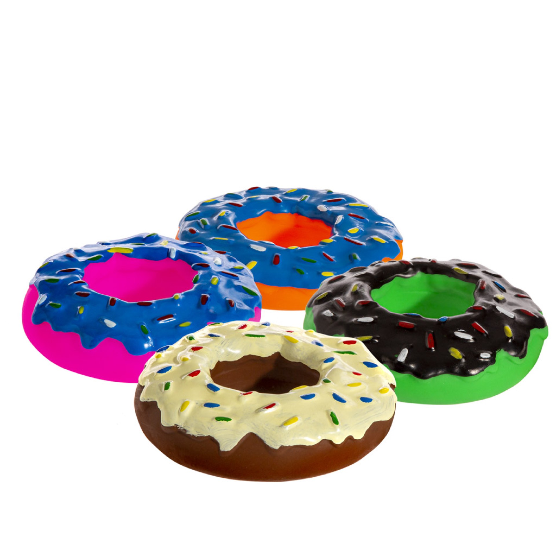 Brinquedo Para Cão Bolo Plástico Multicor 13cm