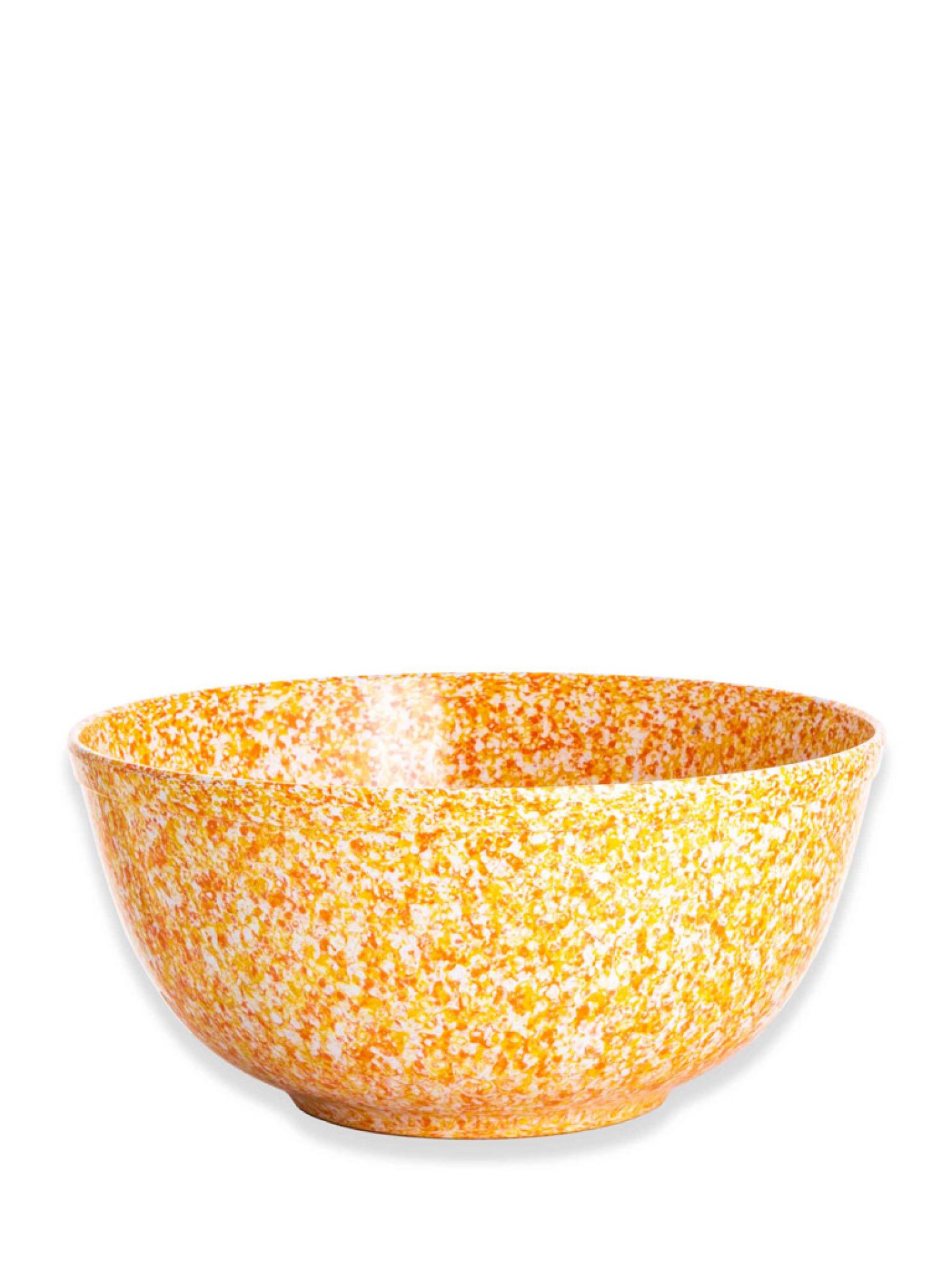Tigela Melamina Matatizada Amarelo e Branco 1500ml 18X9.5cm
