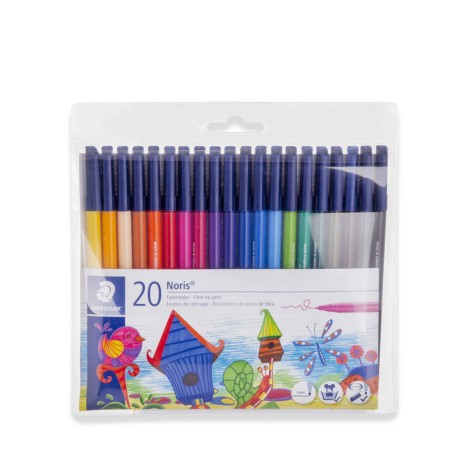 Caneta Ponta Fibra Staedtler 20 Cores 1MM - Image product