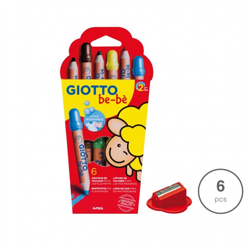 Giotto Be-B Lpis Cor 6 Cores