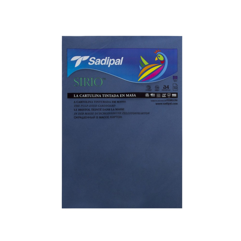 Folha Cartolina Sadipal A4 21X29.7cm Pack 10