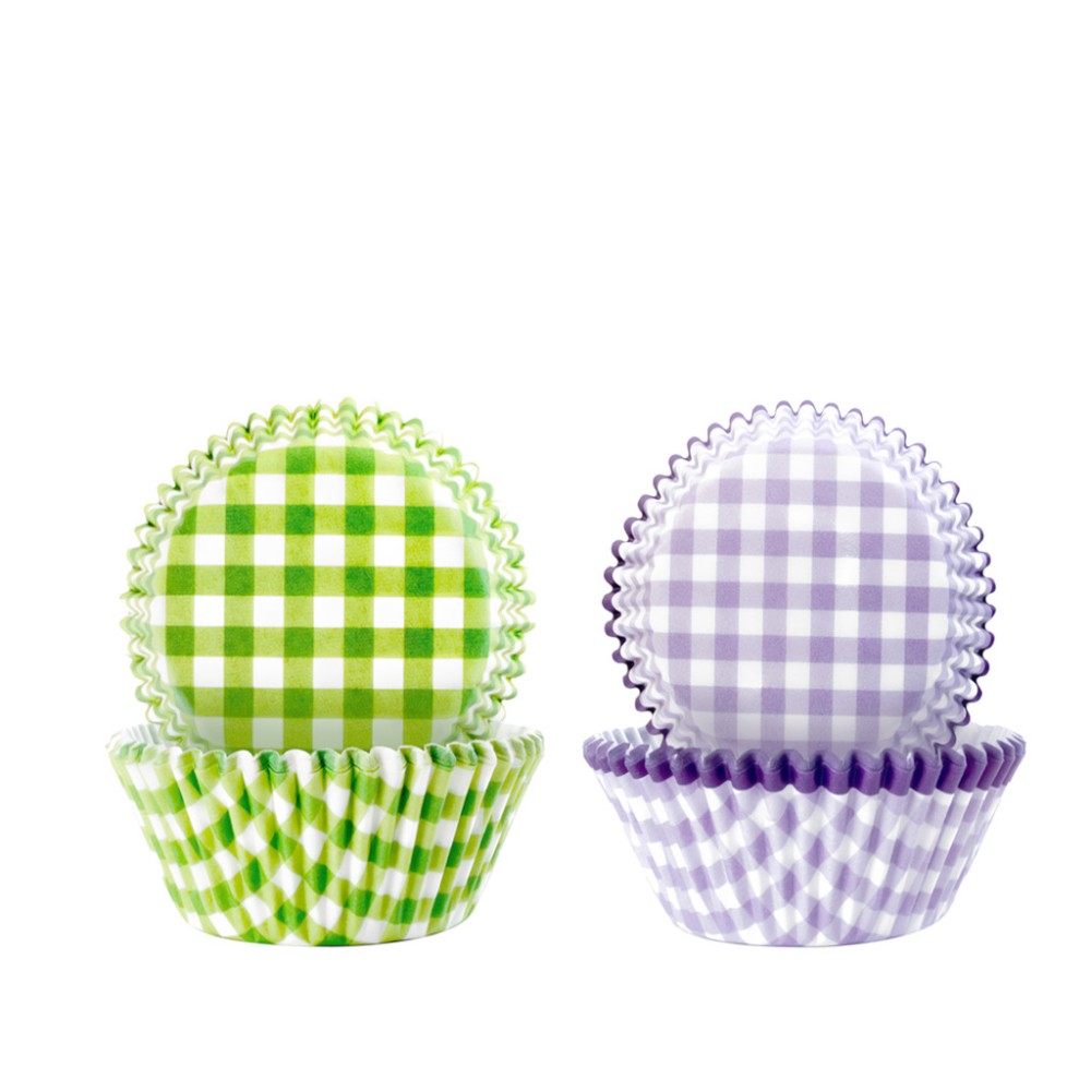 Forma Queque Papel Quadrados 7.5X3.5cm Pack 100