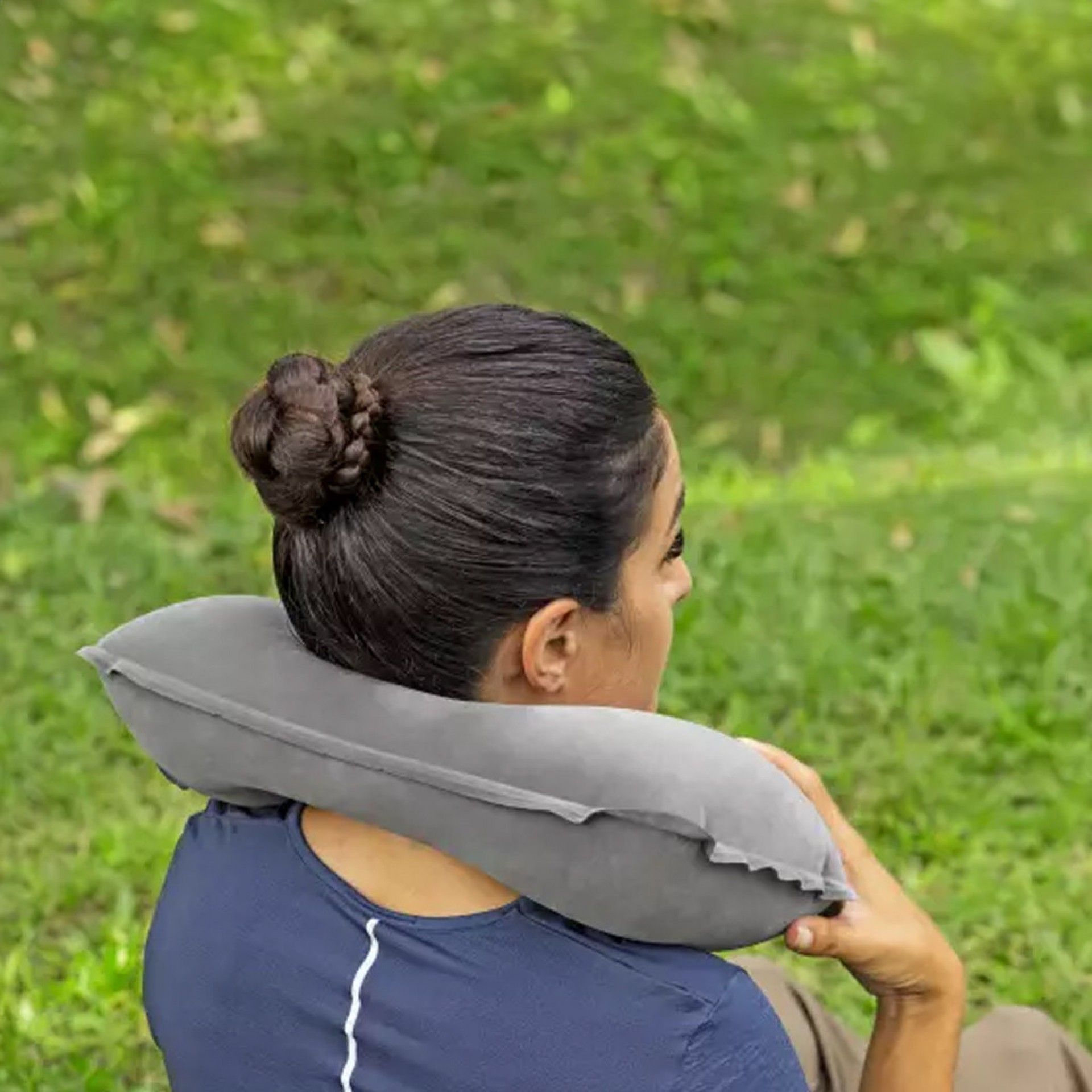 Almofada Ar Insuflável Bestway Cervical 37X24X10cm