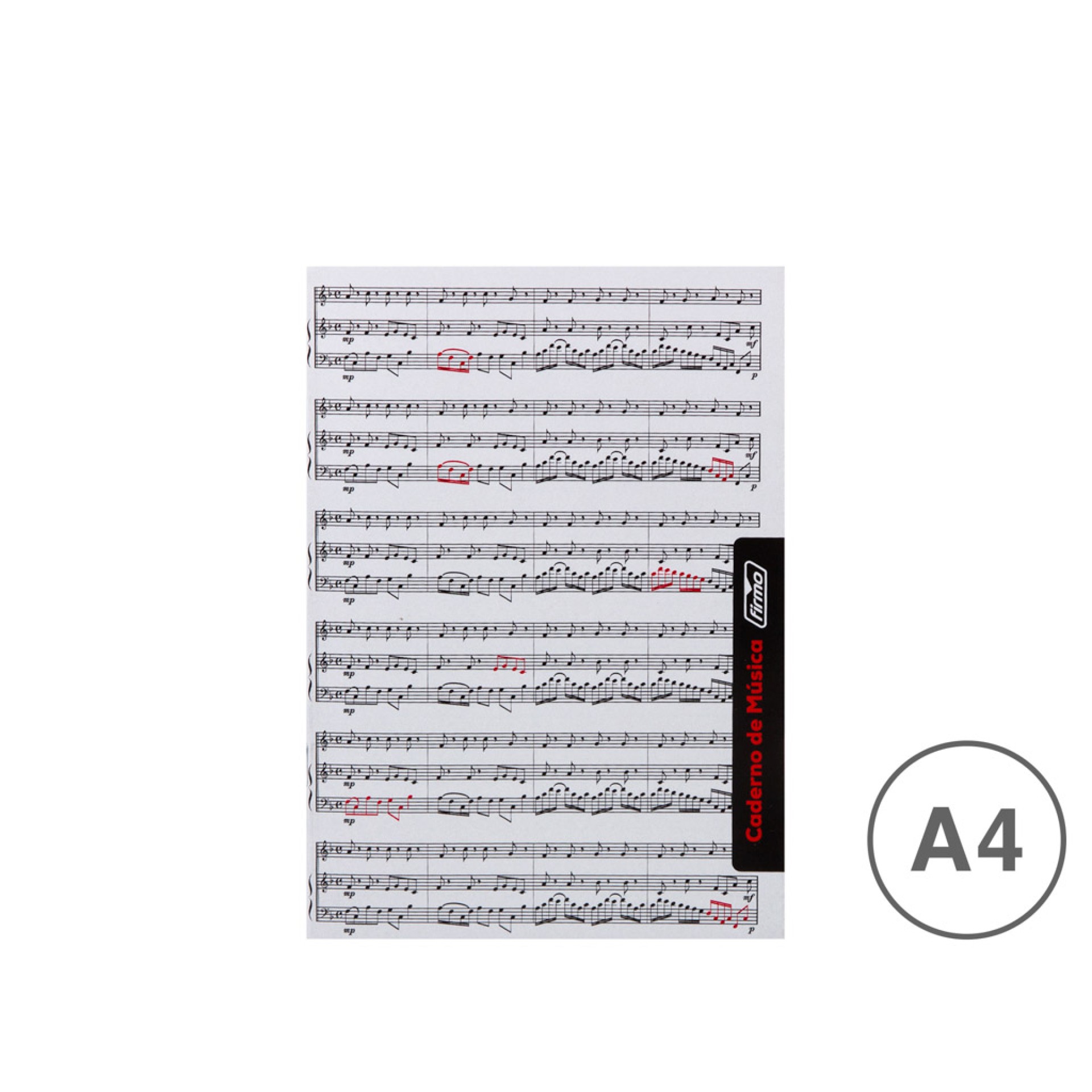 Caderno Música / Canto 20 Folhas