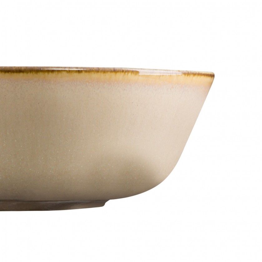 Tigela Porcelana Duomo Marrone Castanho 45cl 15X5.5cm Tigela Porcelana Duomo Marrone Castanho 45cl 15X5.5cm