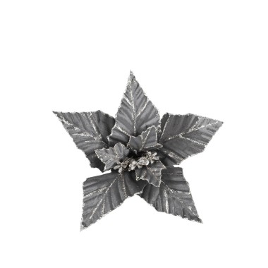 Flor Prateada 45CM