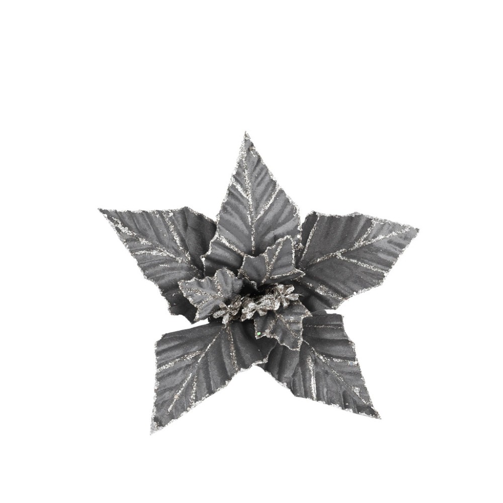 Flor Prateada 45CM