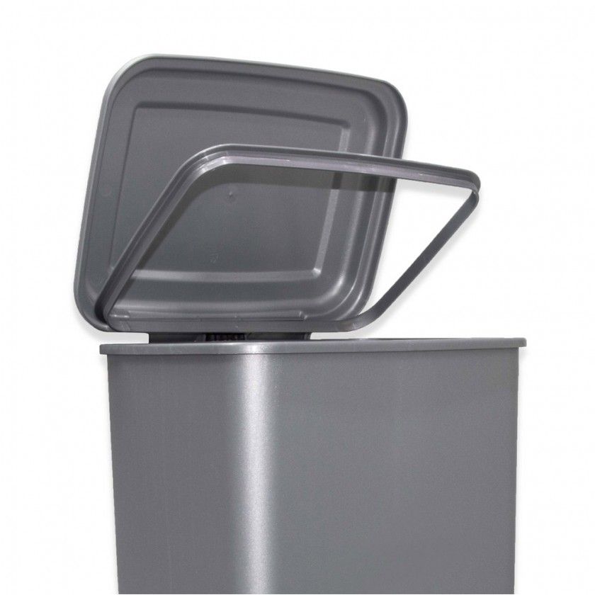 Balde Lixo com Pedal com Aro Fixação 26l 37.5X30X45cm Balde Lixo com Pedal com Aro Fixação 26l 37.5X30X45cm