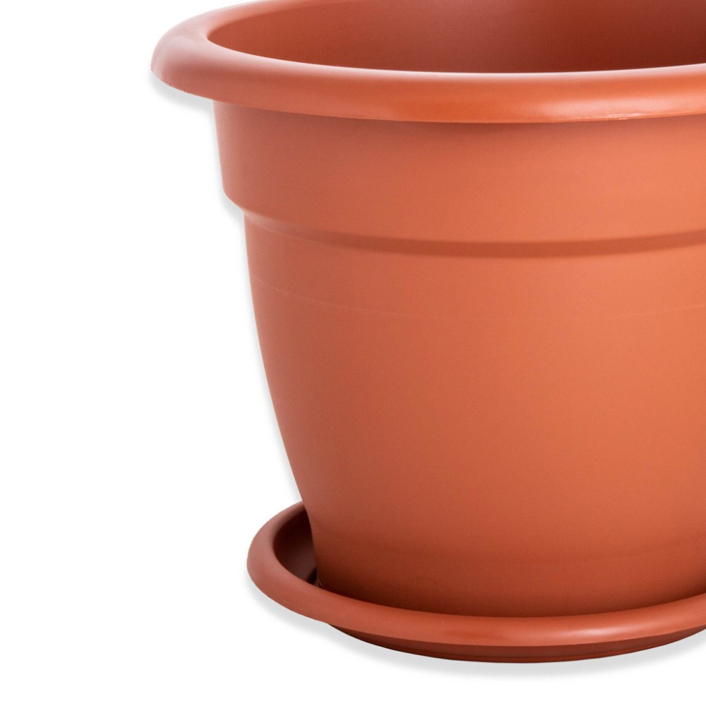 Prato para Vaso Tradicional Redondo Terracota