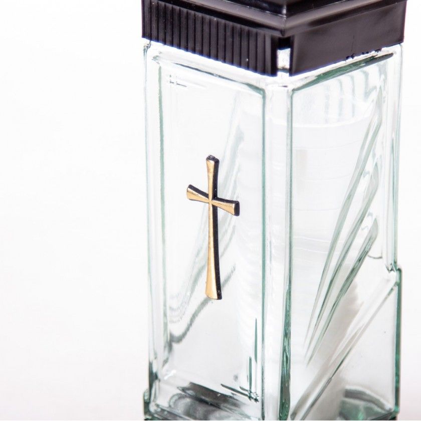 Candeeiro Torre Preto 11X26.5cm Candeeiro Torre Preto 11X26.5cm