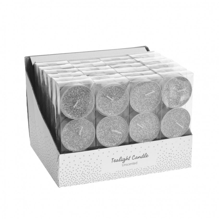 Velas Prateadas Pack 3 Velas Prateadas Pack 3