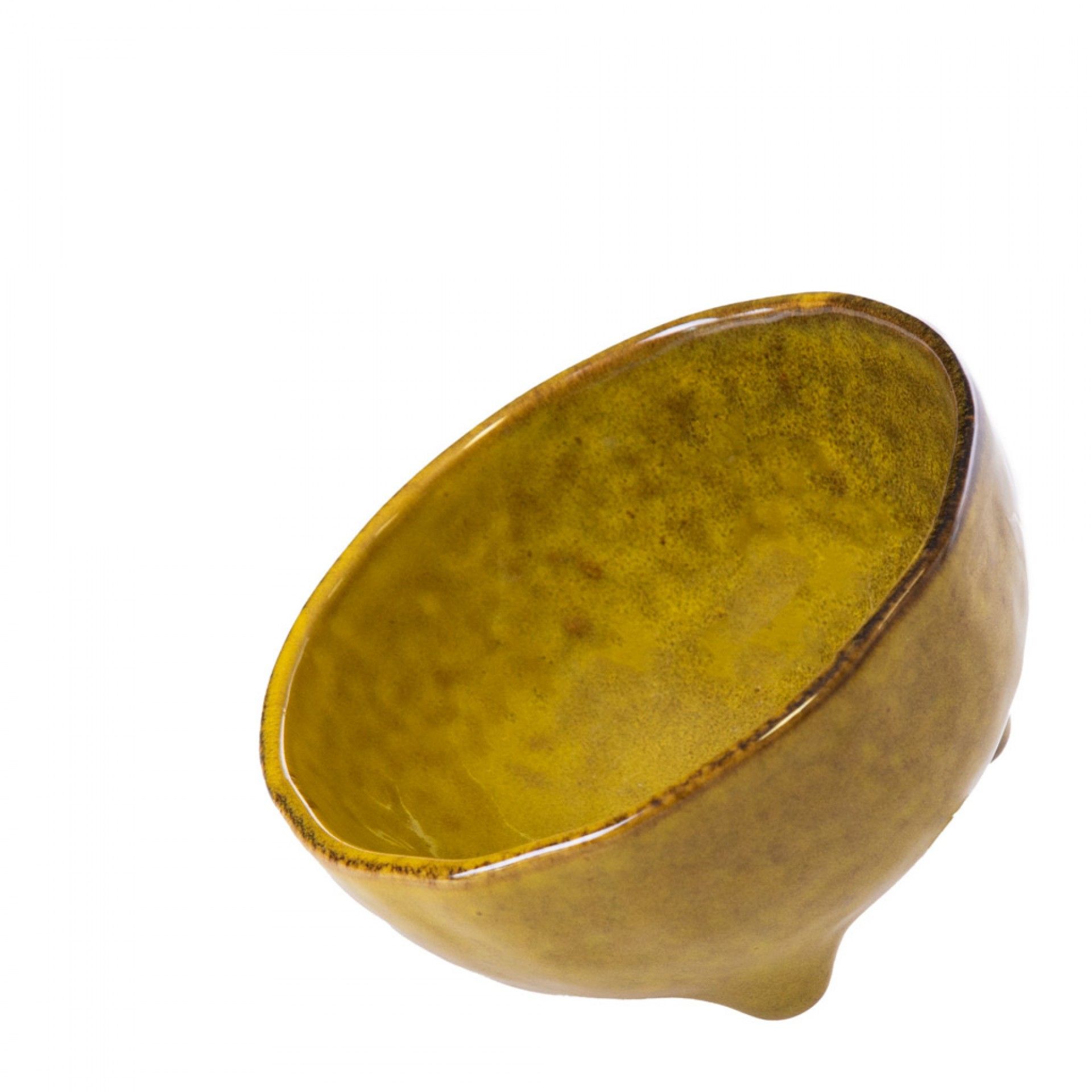 Taça Porcelana Serton Redondo Amarelo 200ml 11X5.5cm