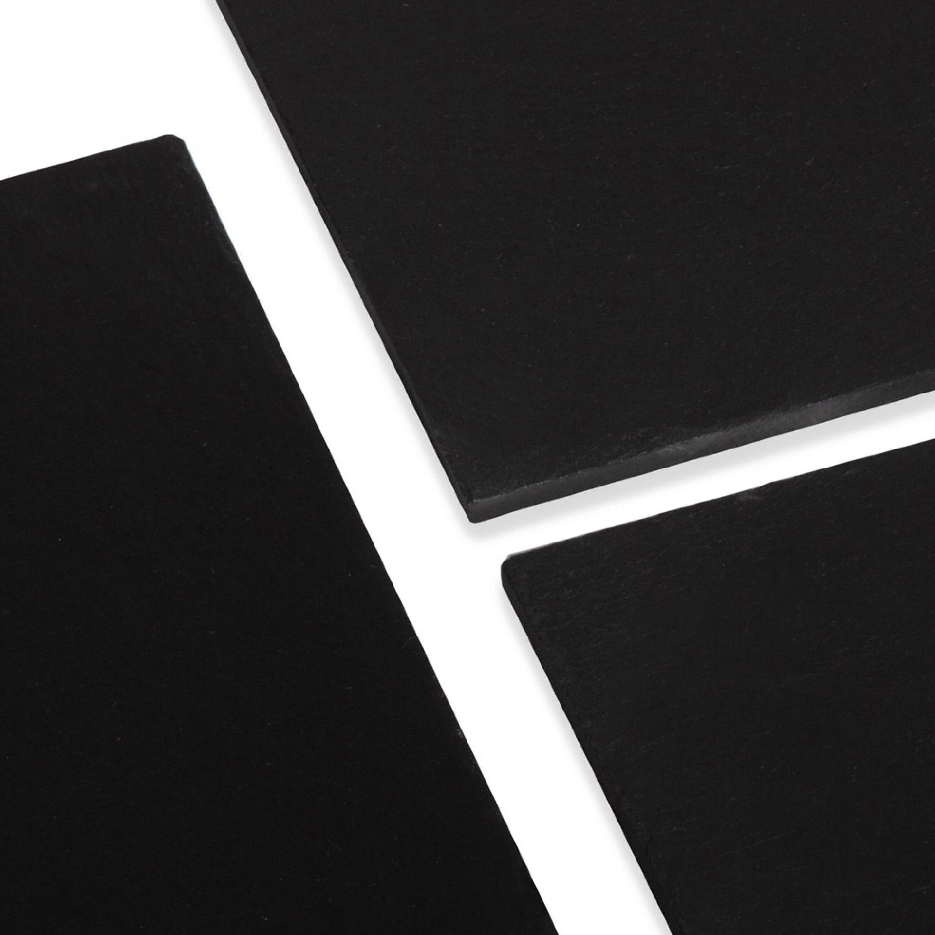 Bandeja Ardósia Africa Preto 31X31X0.6cm