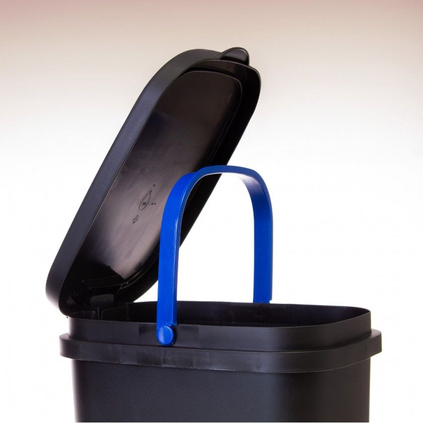 Balde Lixo Ecoponto Plstico com Base e Aro