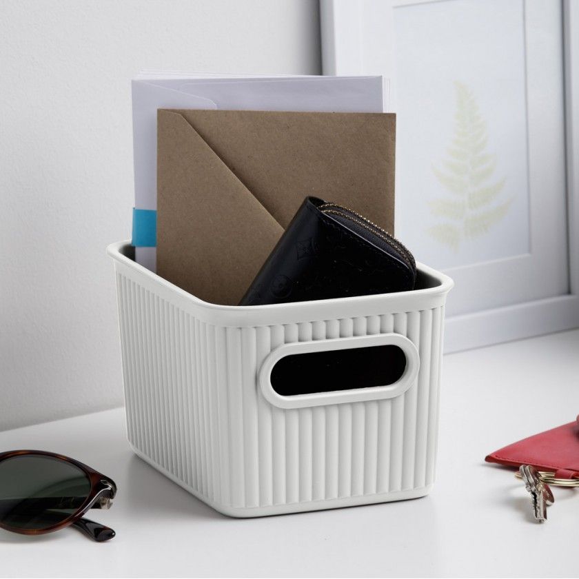 Cesto Multiusos Baobab Branco 1.5L 12.5X16.4X10cm