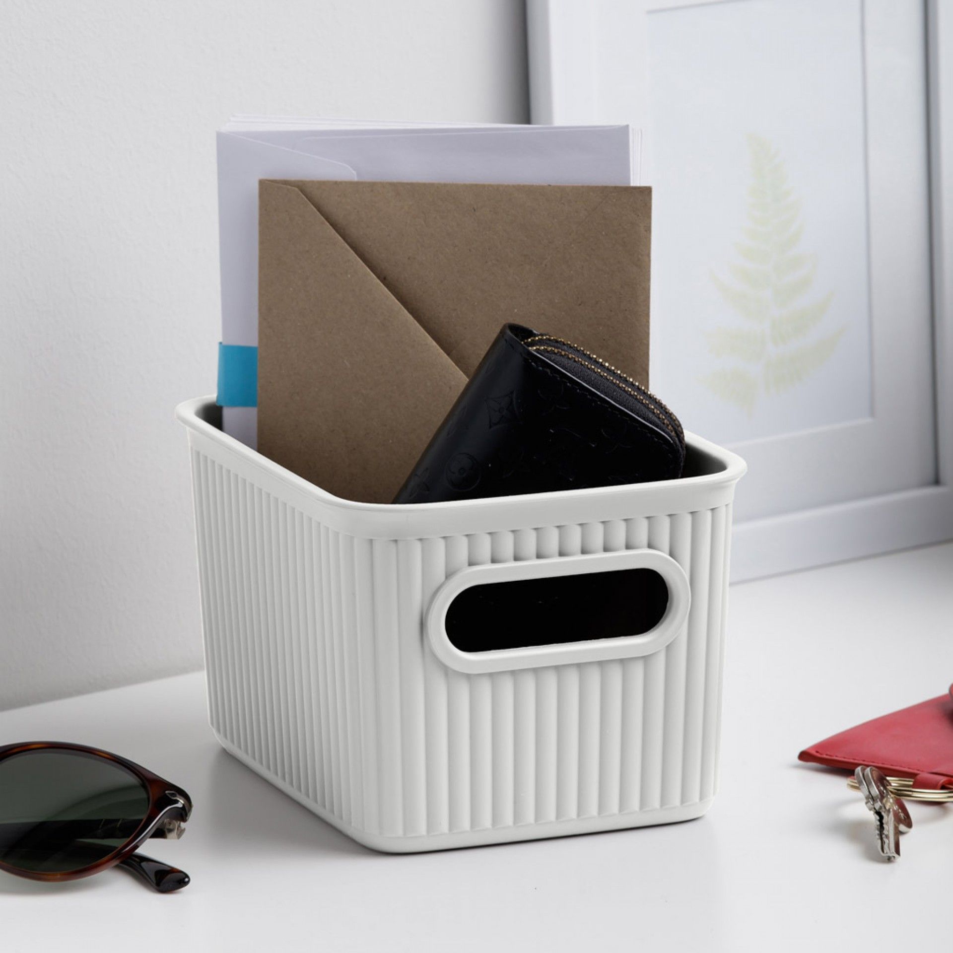 Cesto Multiusos Baobab Branco 1.5L 12.5X16.4X10cm