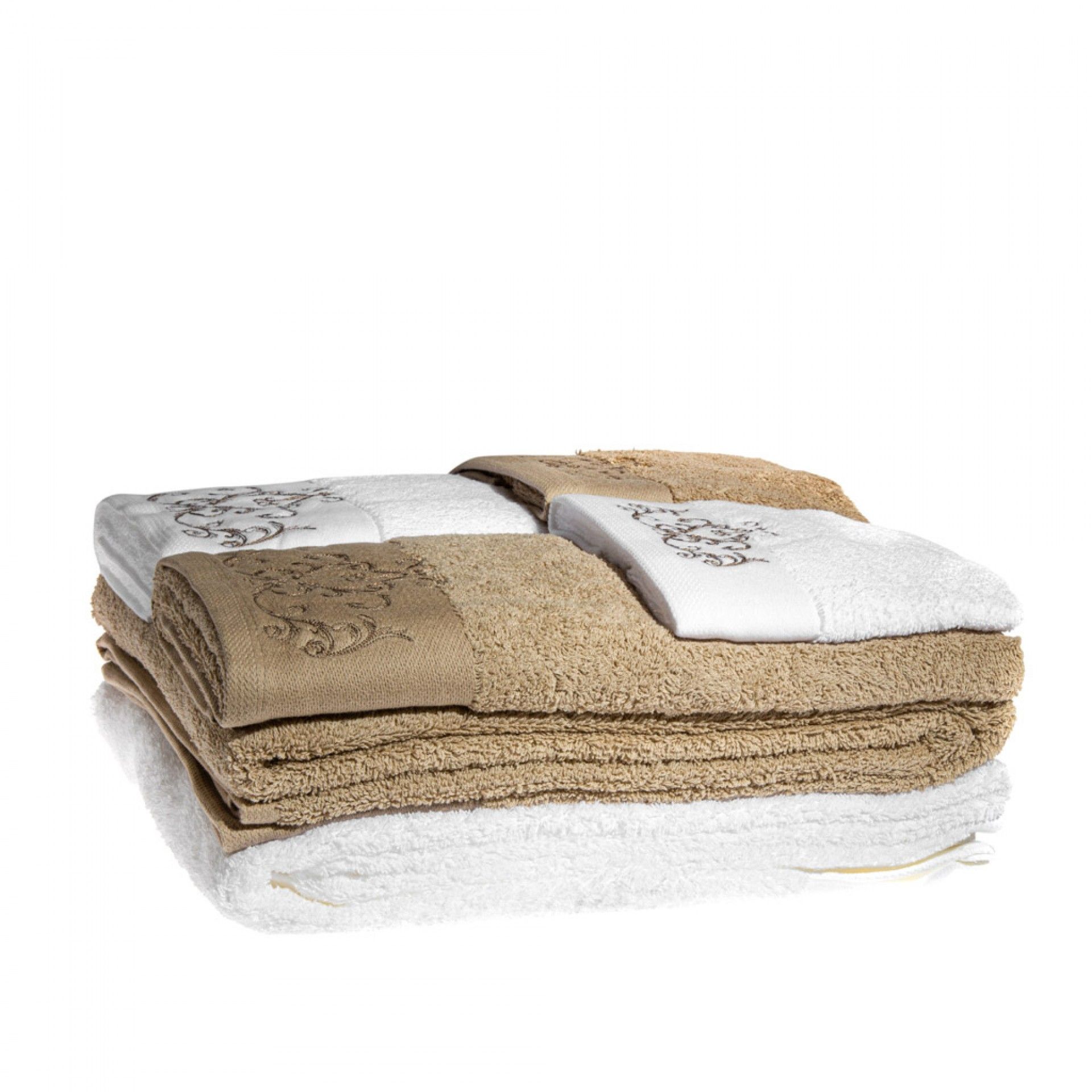 Jogo Banho 100% Algodão Classic 4 Terra 6 Peças