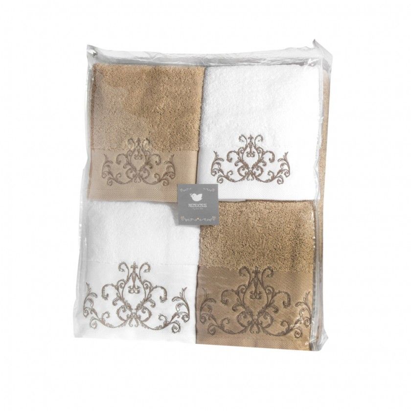 Jogo Banho 100% Algodão Classic 4 Terra 6 Peças Jogo Banho 100% Algodão Classic 4 Terra 6 Peças