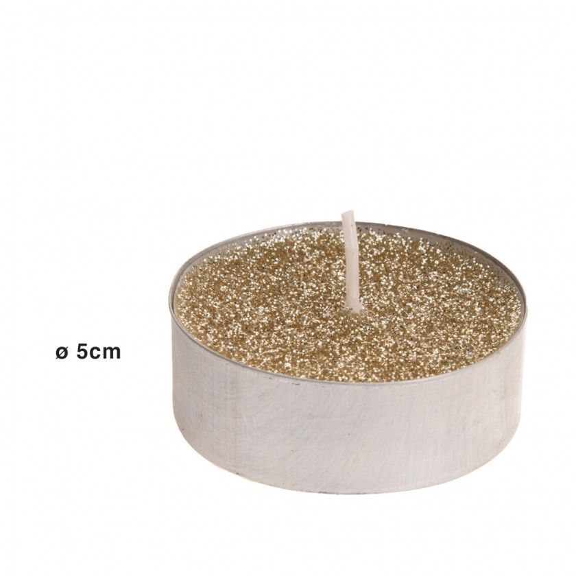 Velas Douradas Pack 8 Velas Douradas Pack 8