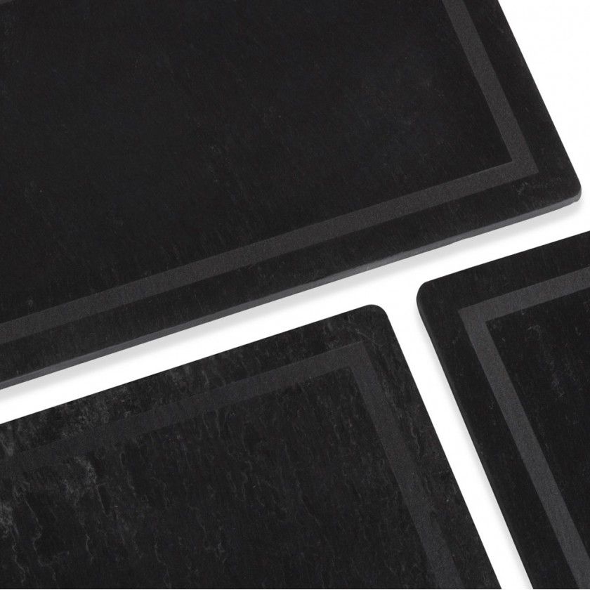 Bandeja Ardsia Africa Preto 50X14X0.5cm