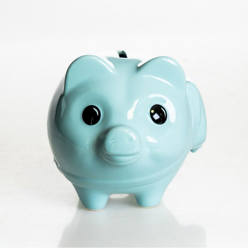 Porco Mealheiro Vidrado 13X10cm