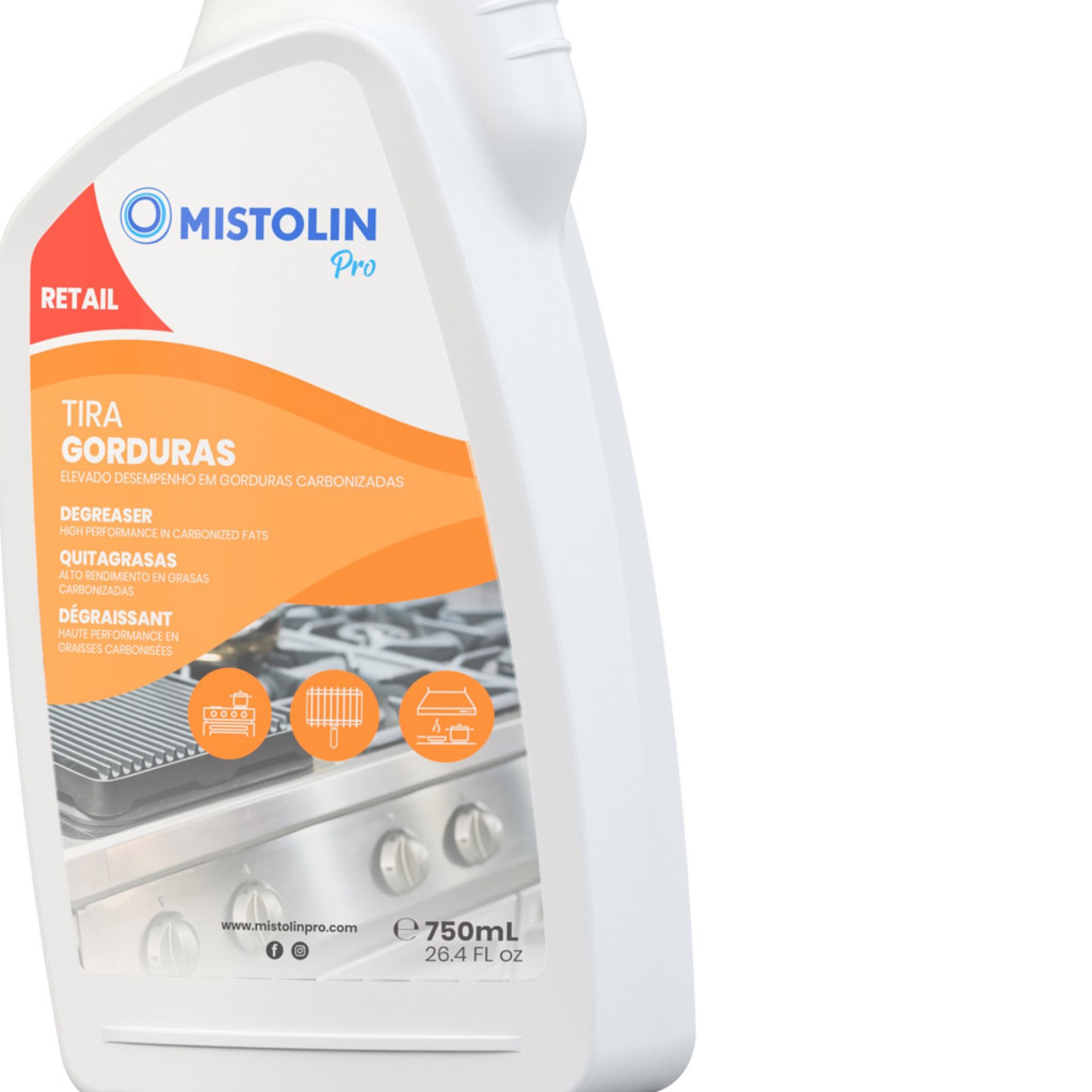 Tira Gorduras Mistolin Pro 750ml