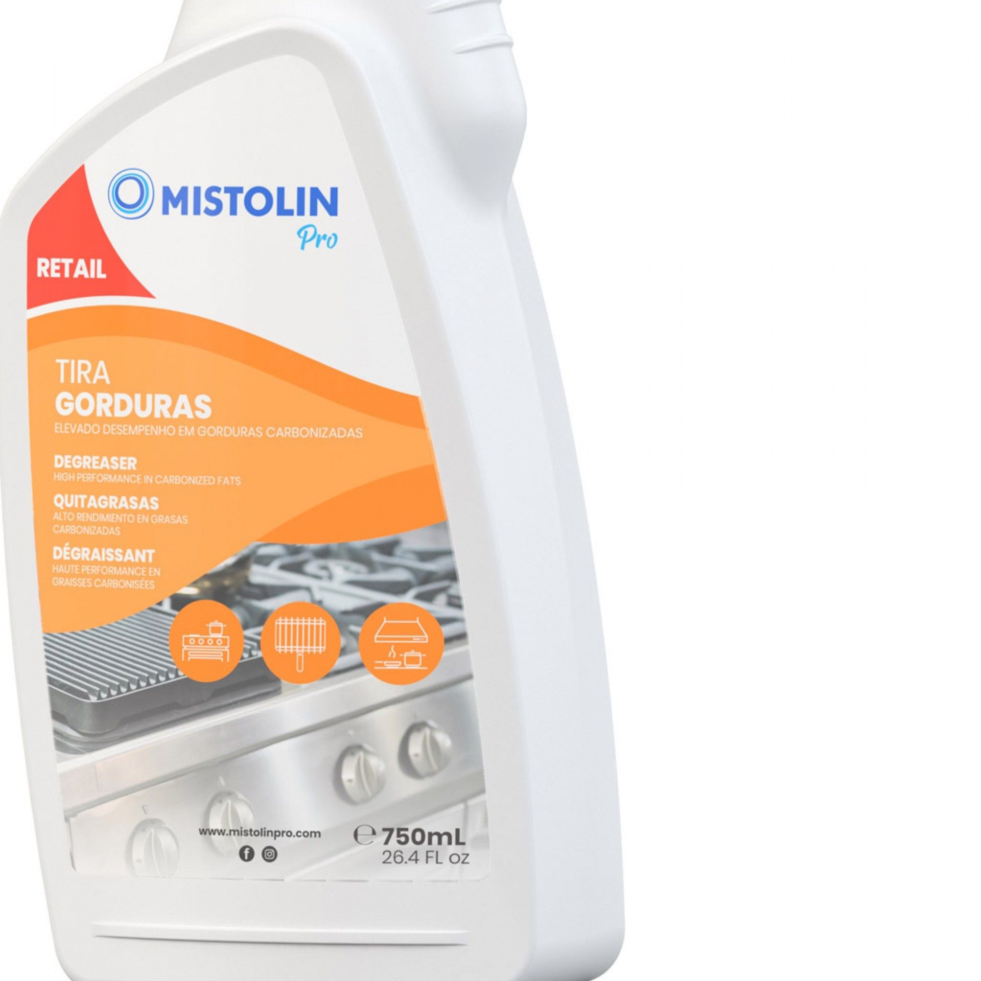 Tira Gorduras Mistolin Pro 750ml
