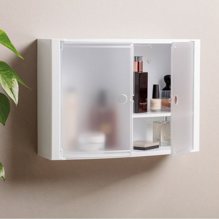 Armrio Wc Horizontal Branco 46X15.5X32CM