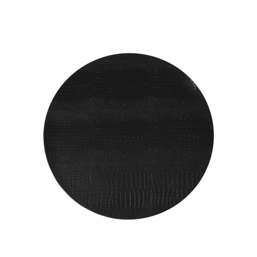 Individual Redondo Preto Ø38CM Individual Redondo Preto Ø38CM