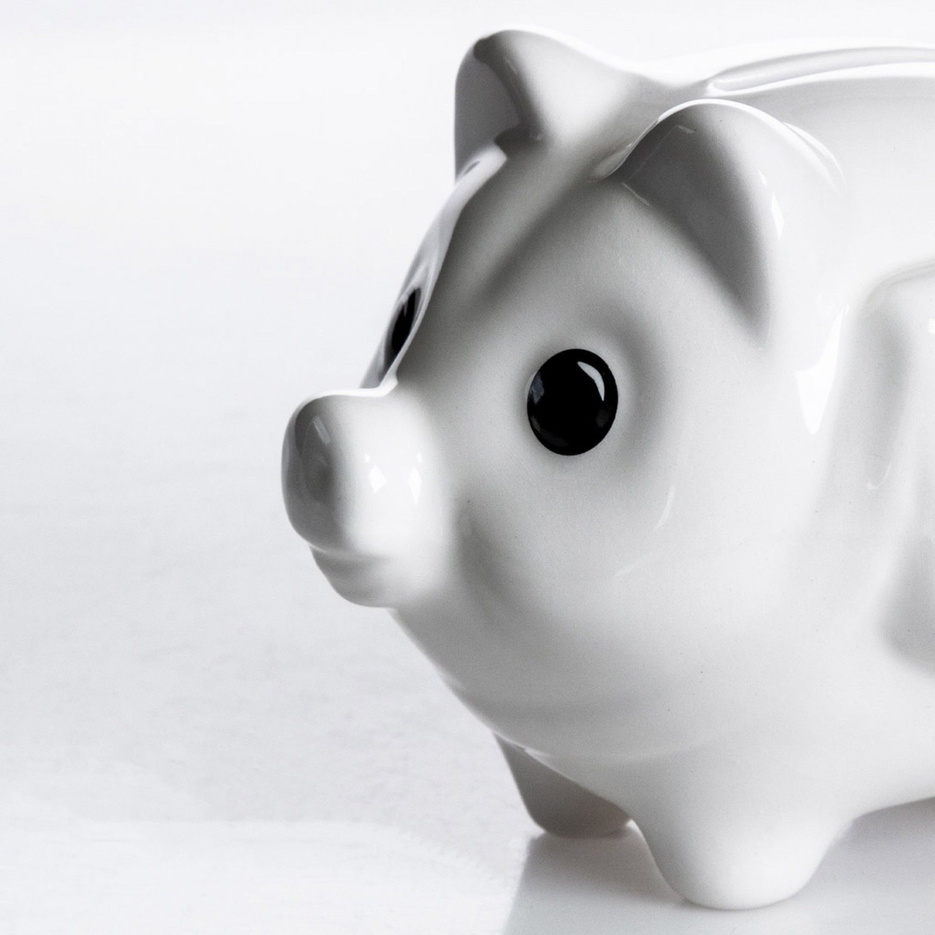 Porco Mealheiro Vidrado 13X10cm