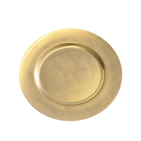 Prato Marcador Dourado Ø33CM - Image product