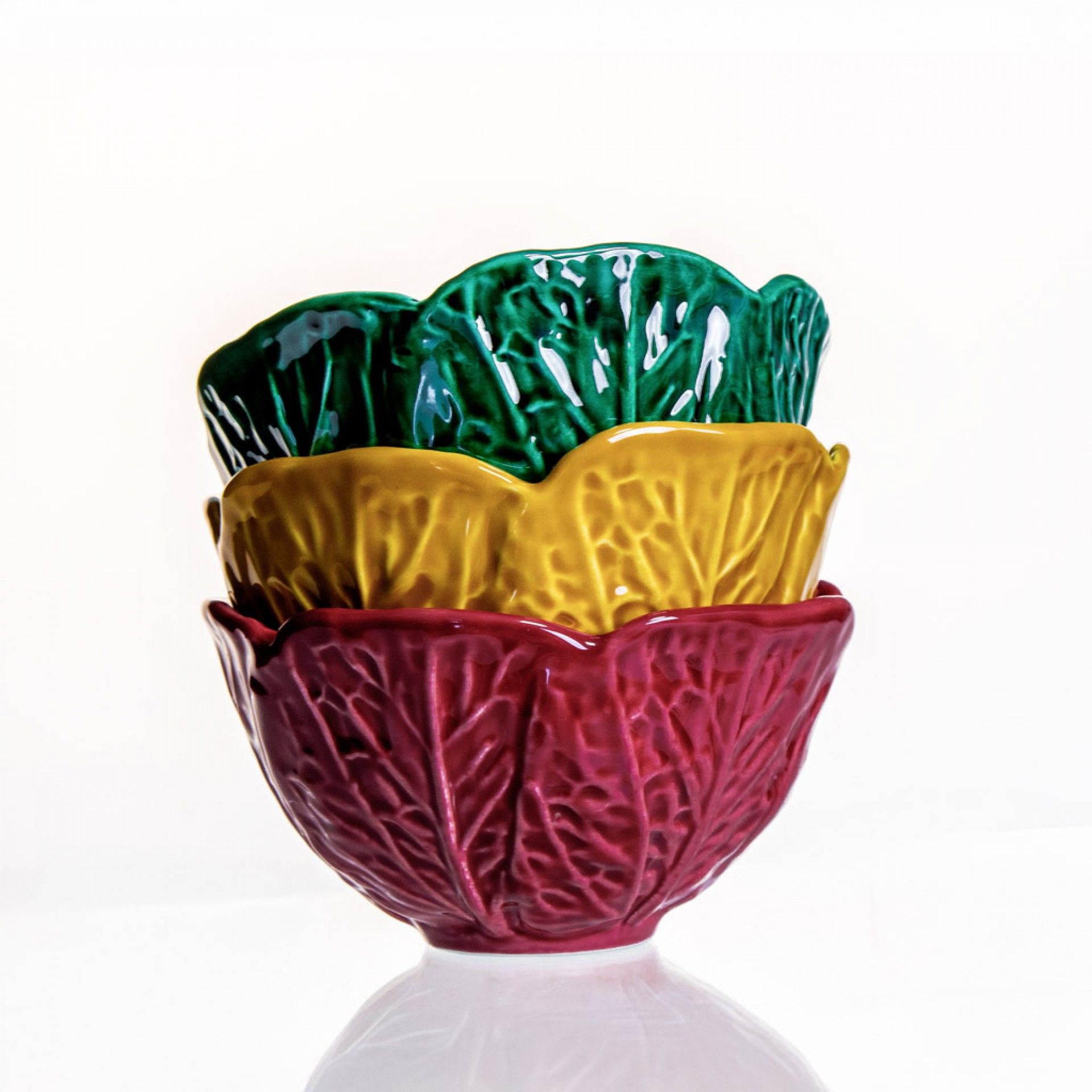 Malga Couve Cerâmica 14X7.5cm