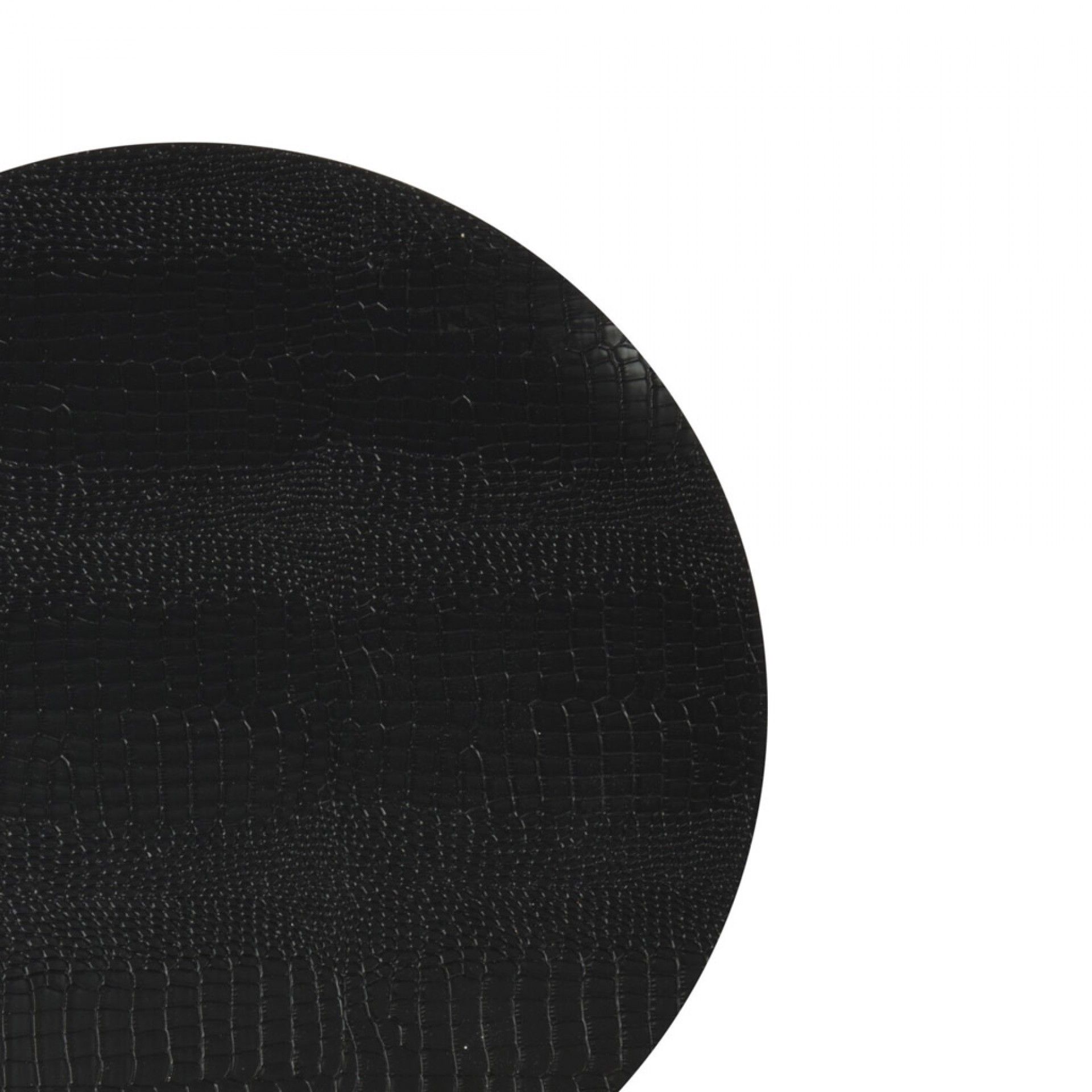 Individual Redondo Preto Ø38CM