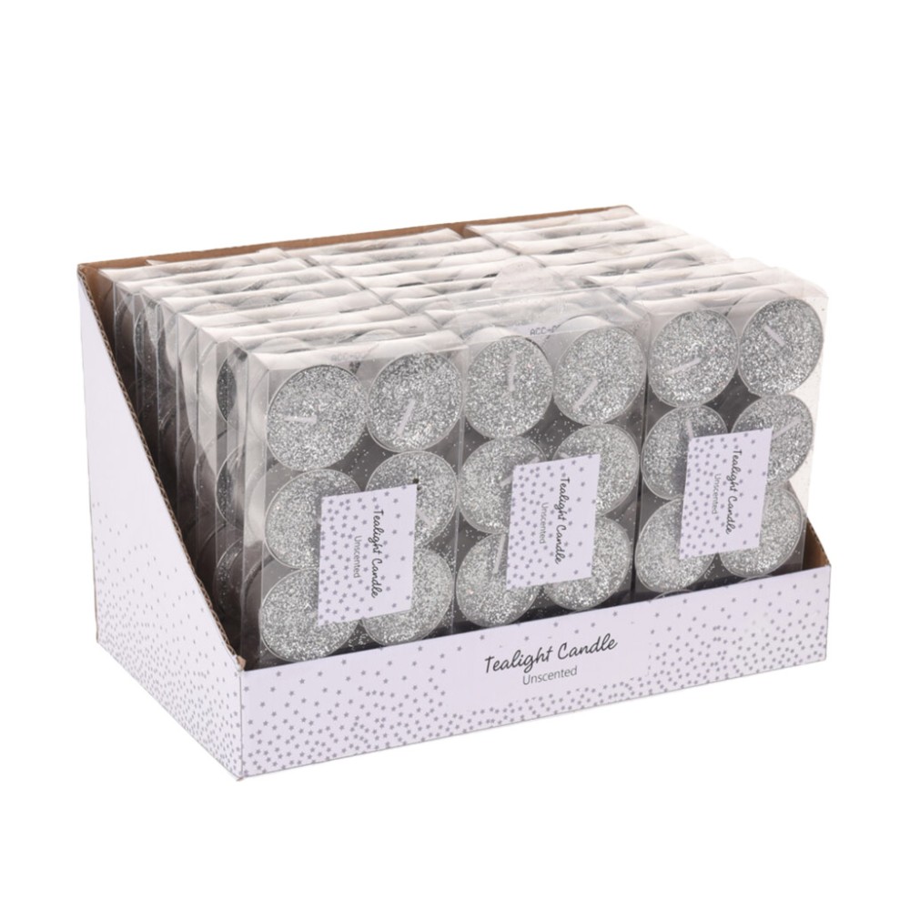 Velas Prateadas Pack 8